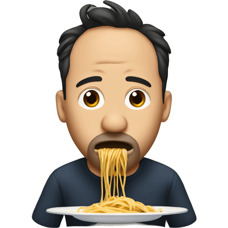 Dave Matthews eating spaghetti  emoji