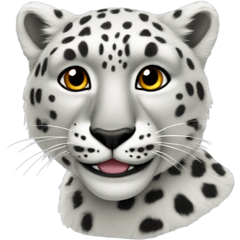 Snow leopard emoji