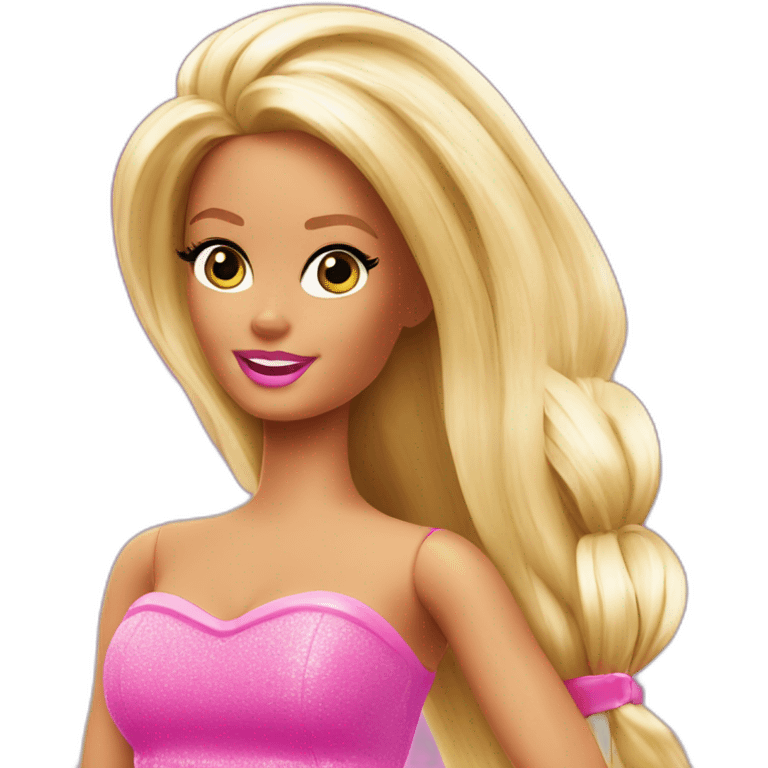 Barbie at jakuzzi emoji