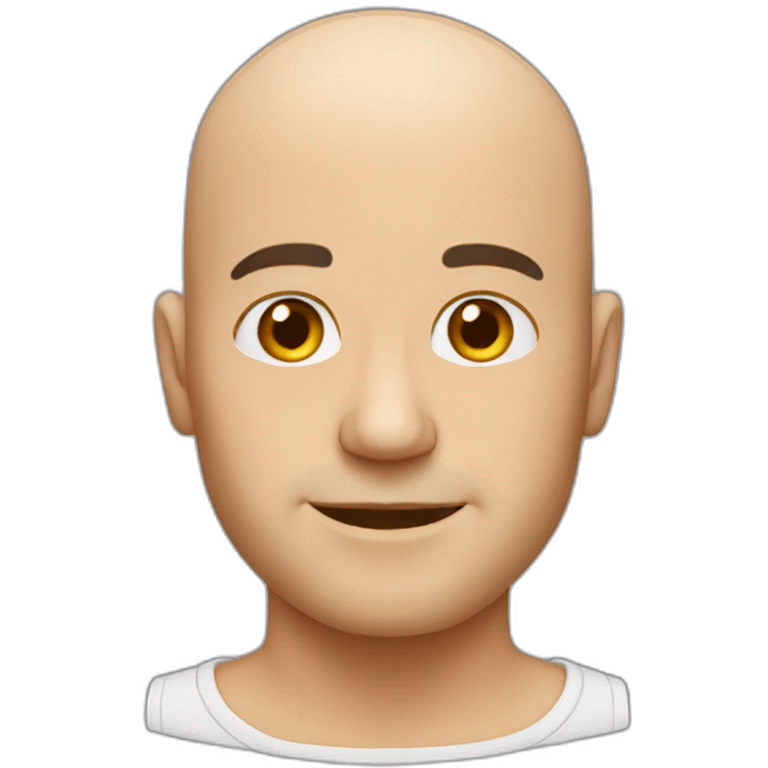 bald man emoji