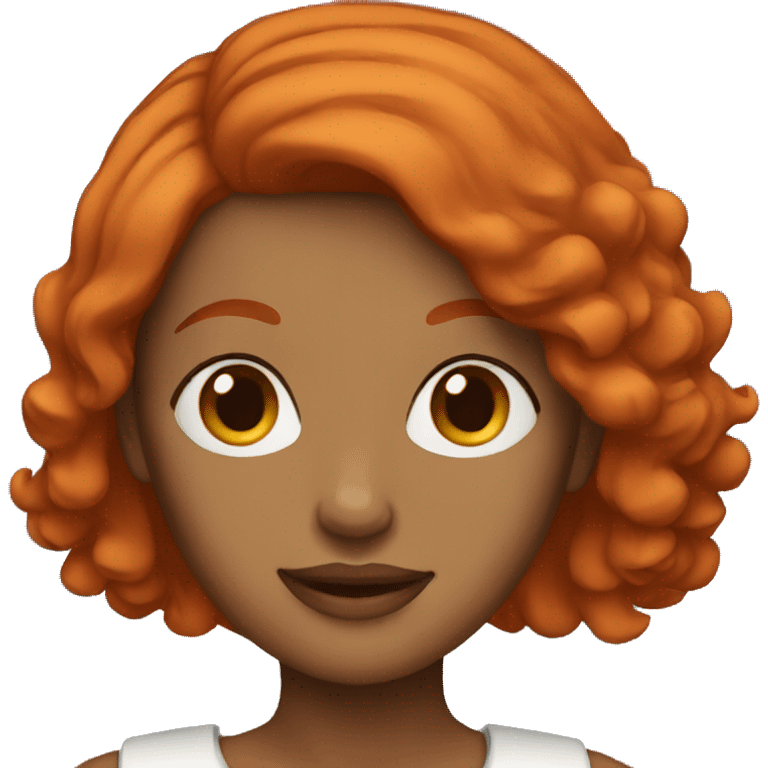 woman with red hair  emoji