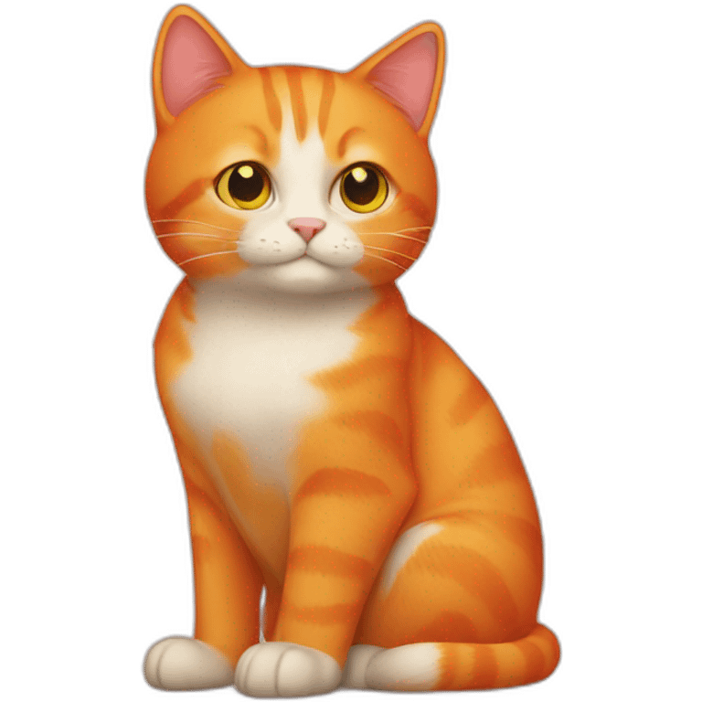 Orange cat emoji