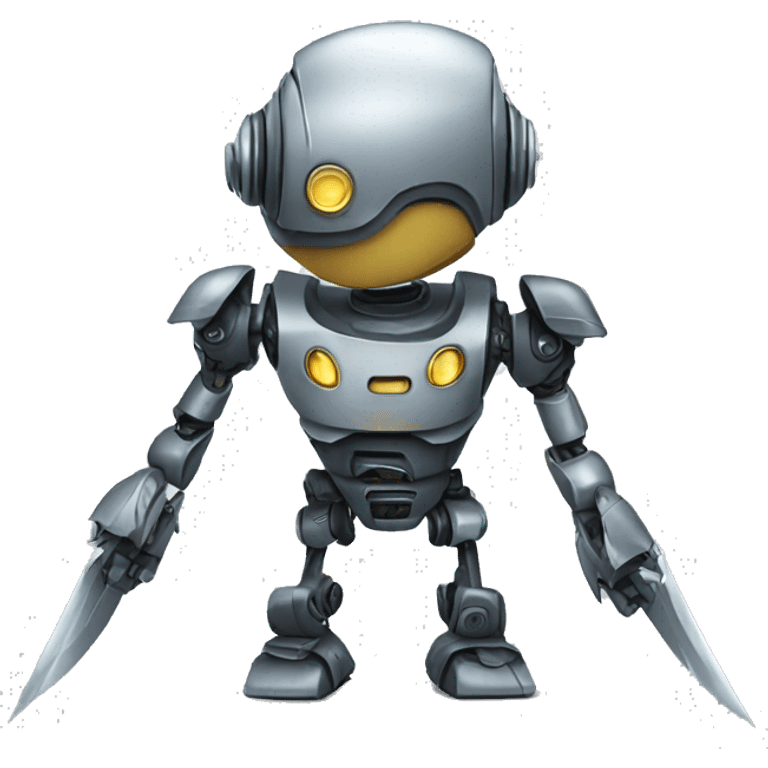 Robot with blades  emoji