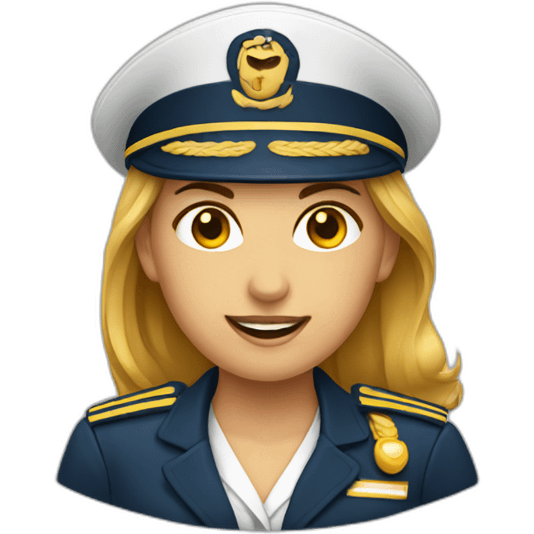 Female sailboat captain emoji