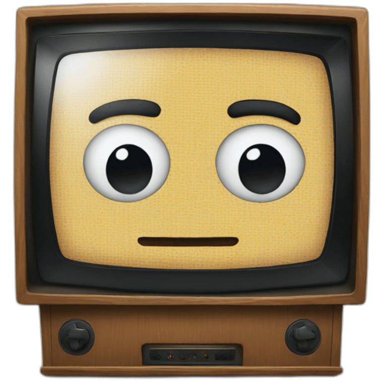 Big tv screen emoji