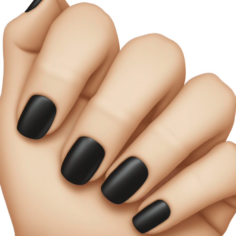 black nails emoji