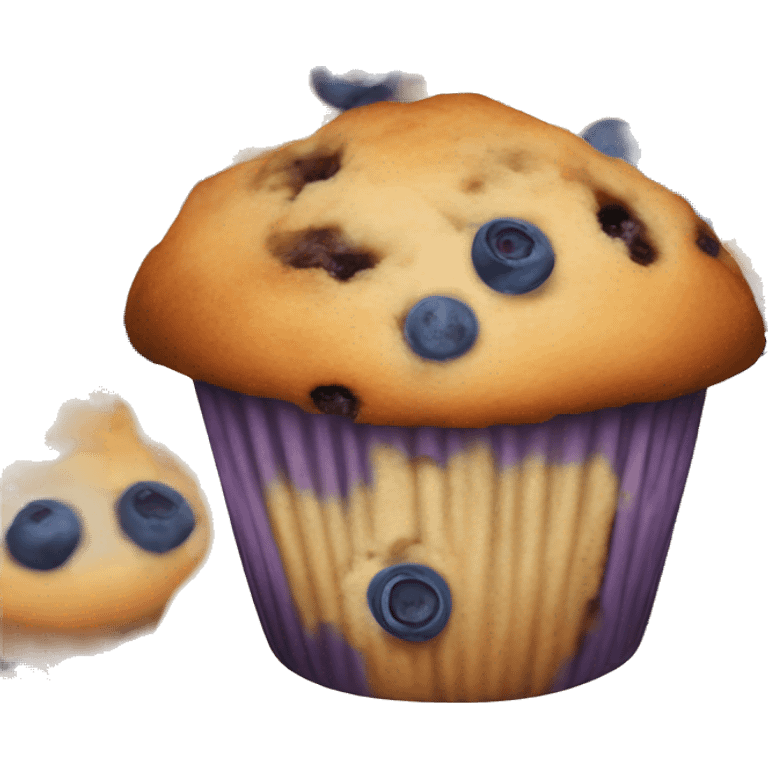 Blueberry muffin  emoji