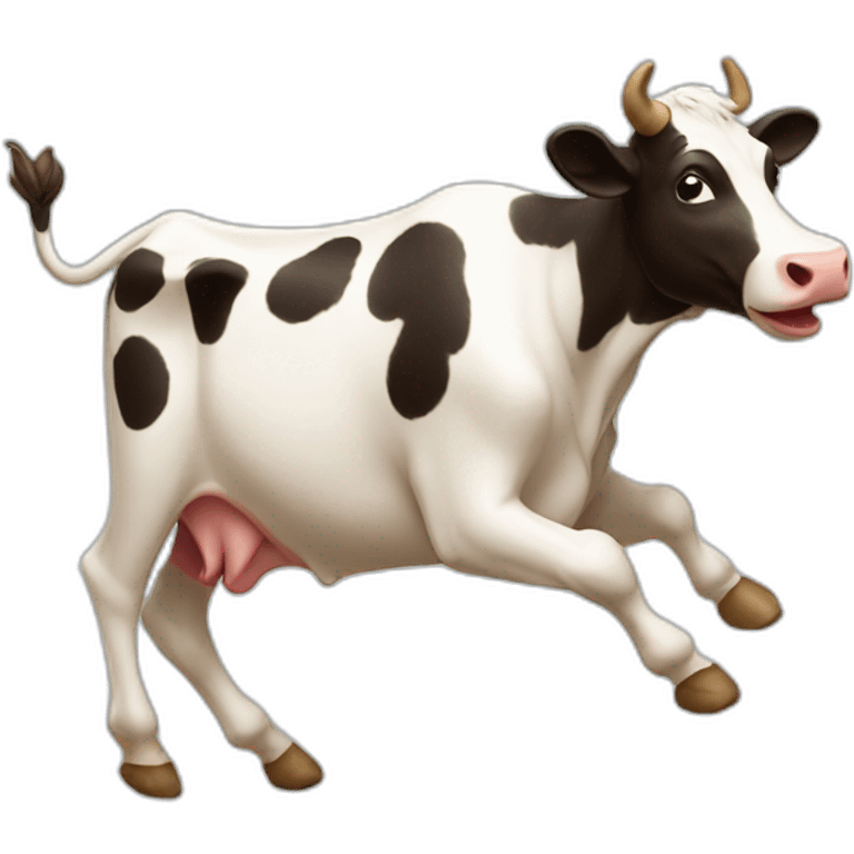 dancing cow emoji