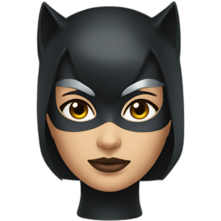 catwoman face fierce emoji