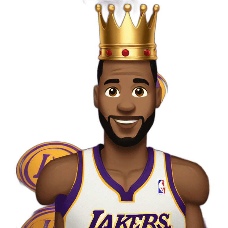 king james lakers emoji