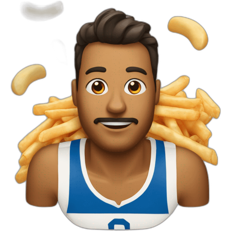 Poutine fais du basket  emoji