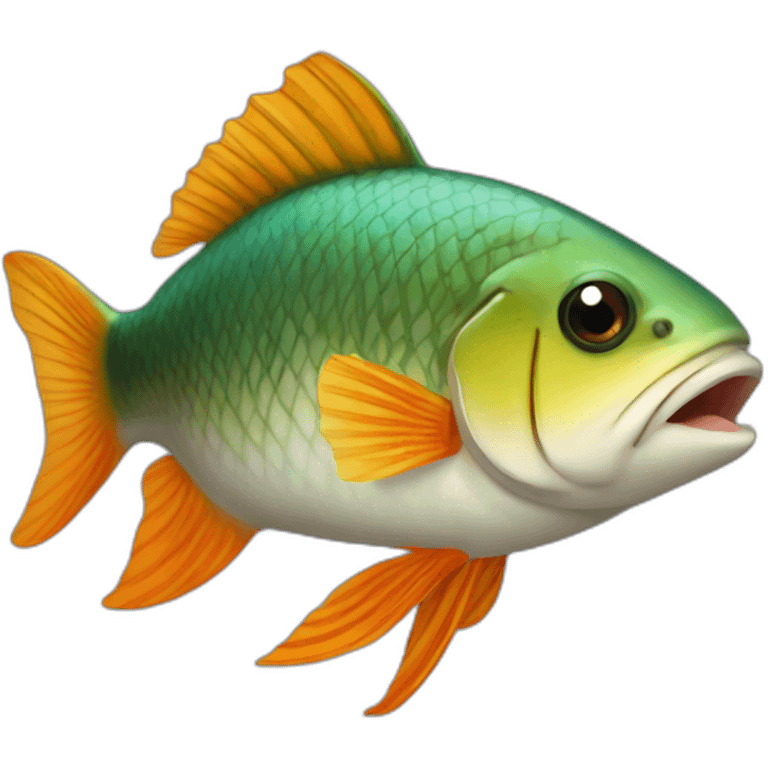 Poisson qui coure emoji