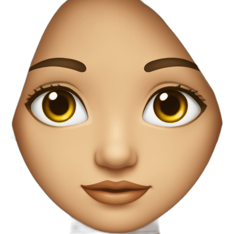 niña hermosa ojos celestes emoji