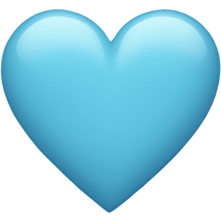 Light blue heart  emoji