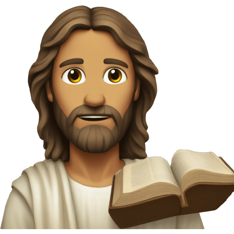    Jesus sur une bible emoji