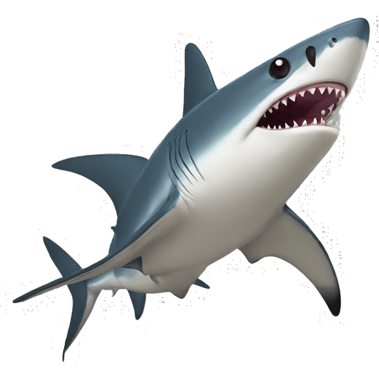 fly shark emoji