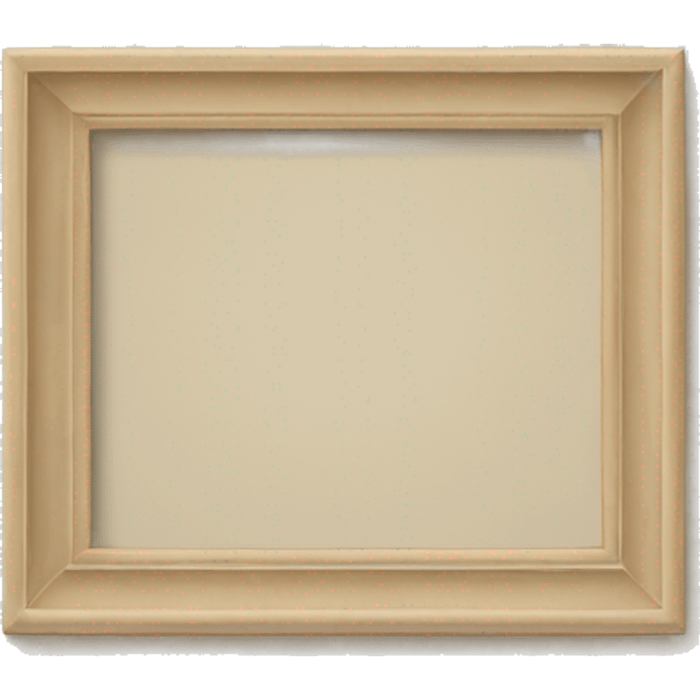 wall frame that is beige in colour  emoji