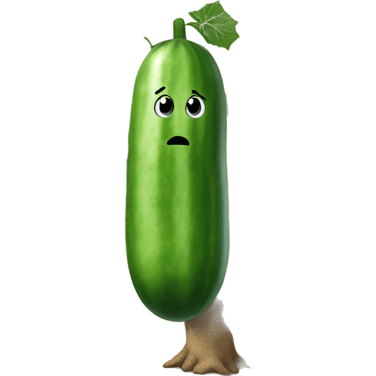 Cucumber on the tree emoji