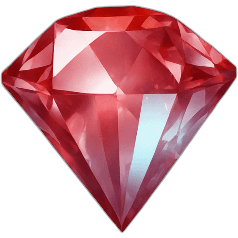 red diamond shard emoji