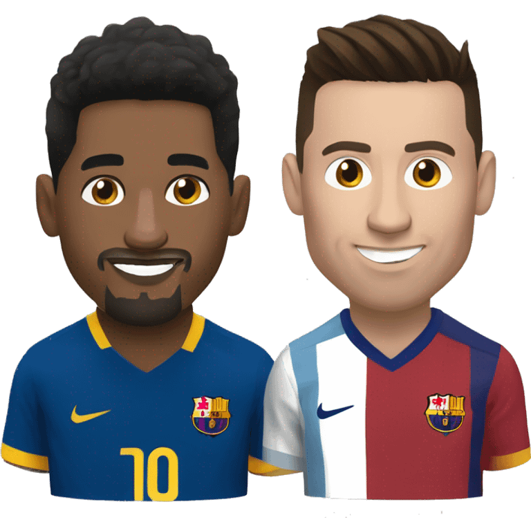 Messi and Ronaldo emoji