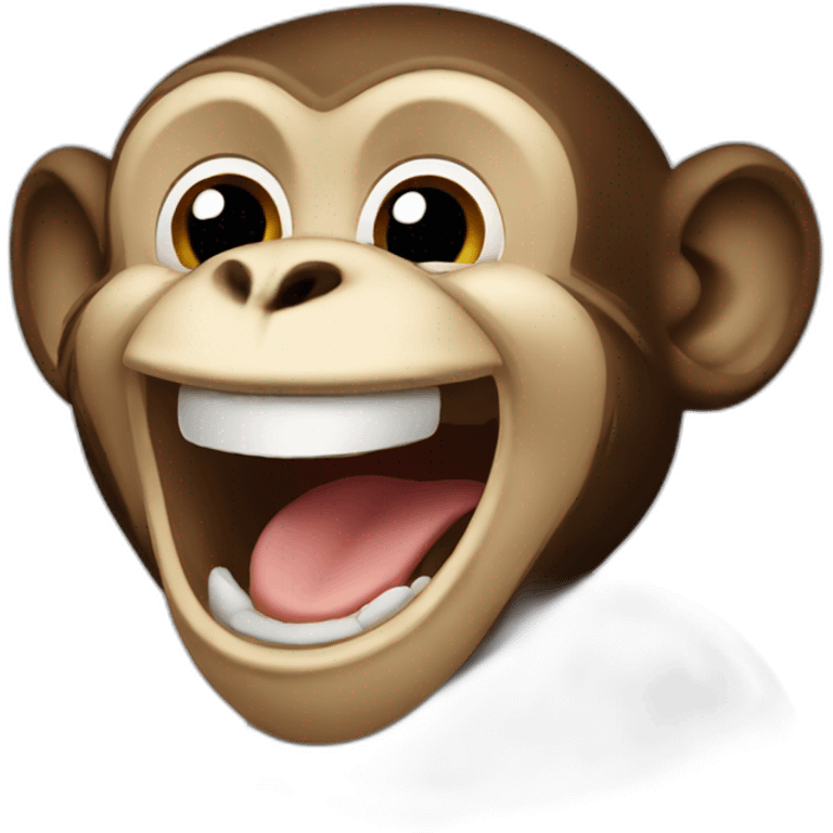 monkey laughing emoji