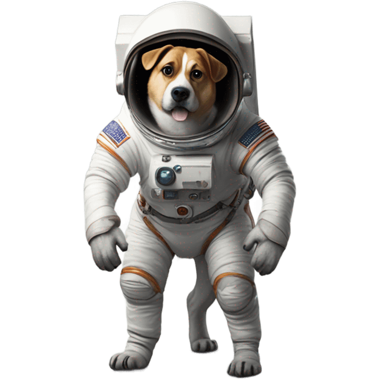 Dog on the moon emoji