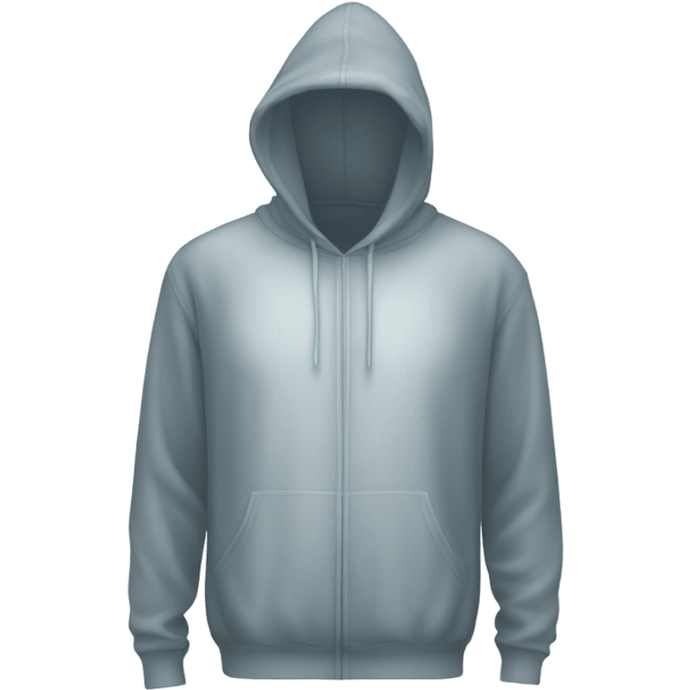 Clear hoodie emoji