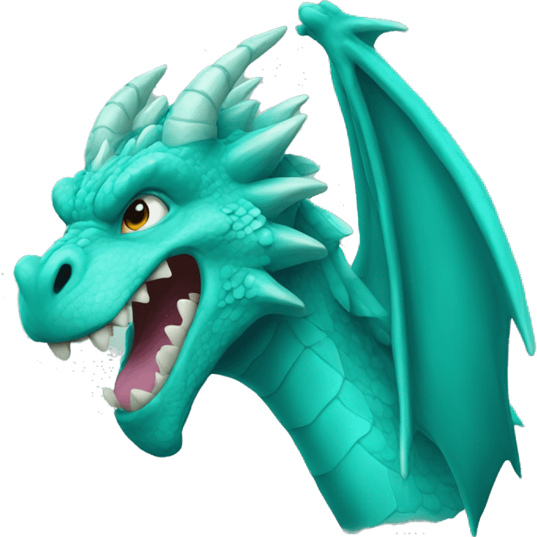 turquois dragon emoji