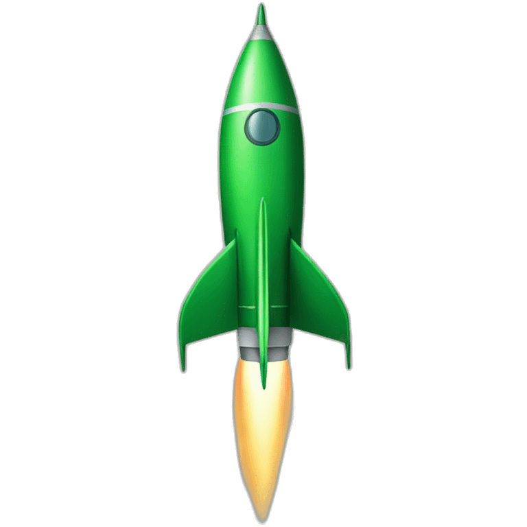 green rocket emoji