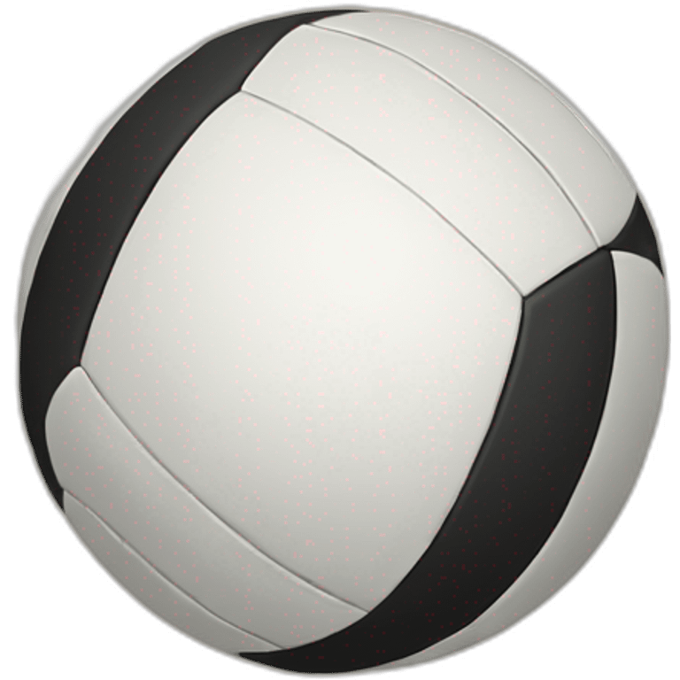 Volleyball with a smile emoji