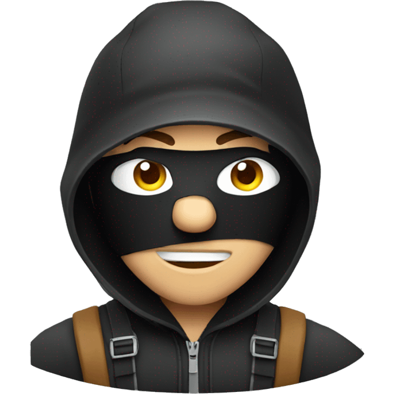 Burglar emoji