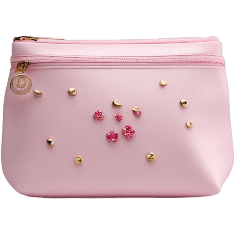 pink aesthetic cosmetic bag emoji