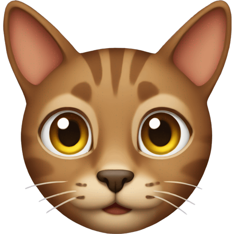 brown cat emoji