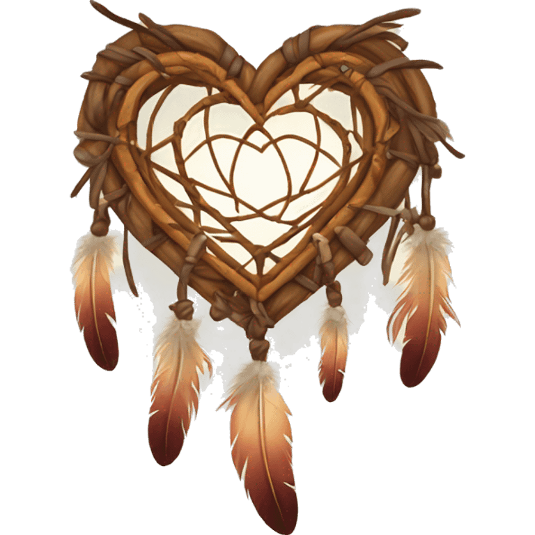 a heart-dreamcatcher emoji