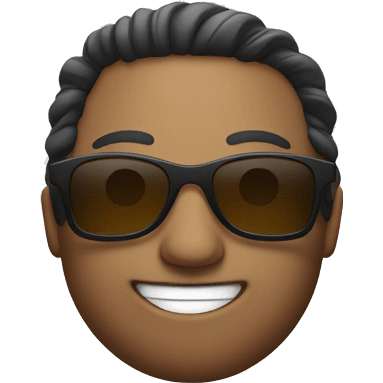 Smirking with sunglasses on emoji