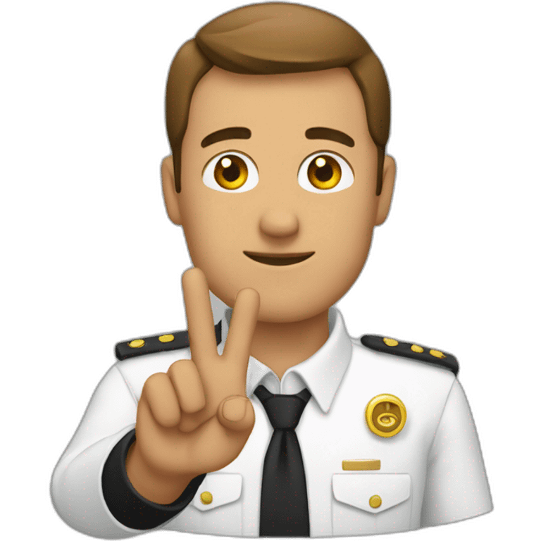 saludo con la mano emoji