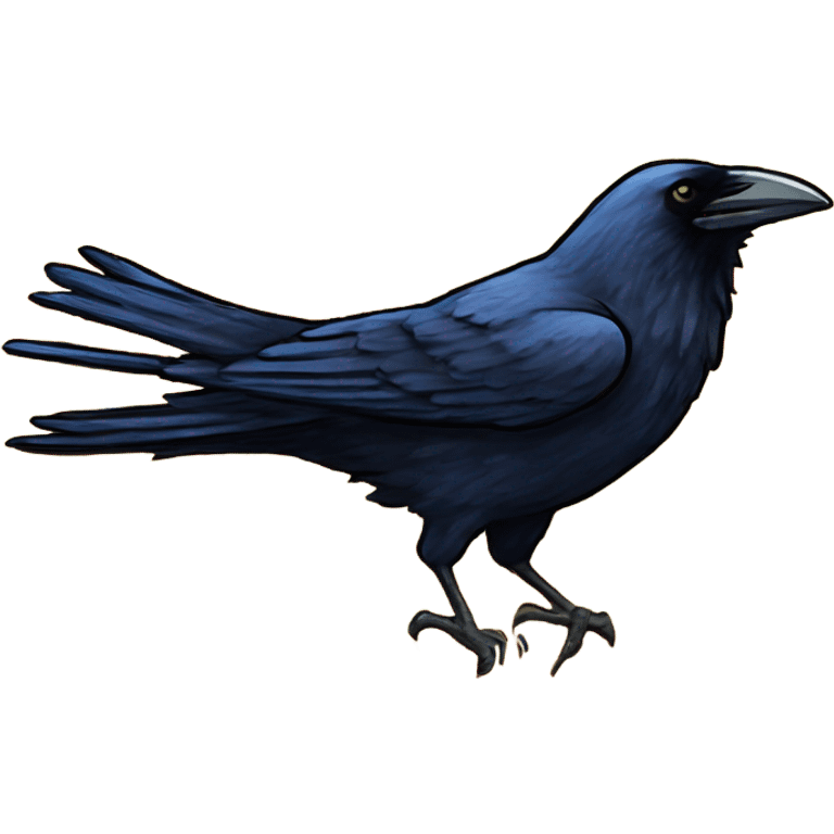 Crows in a wheat field in the style of Van Gogh emoji