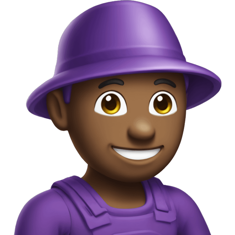 purple teletubby gardener emoji