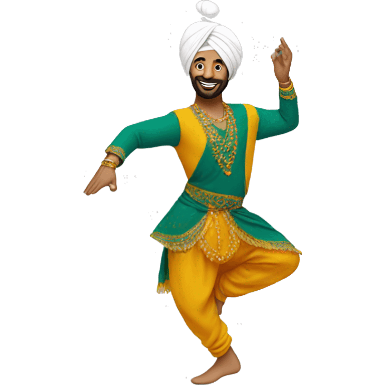 bhangra dancer emoji