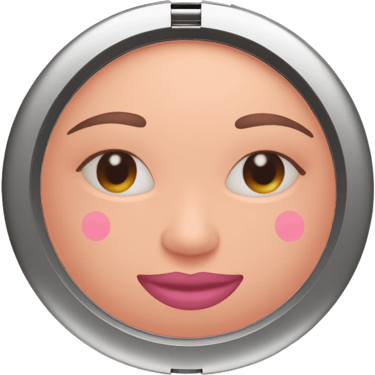 blush compact makeup  emoji