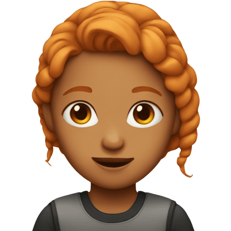 Love ginger girl emoji