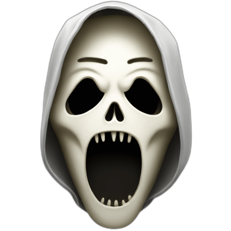 Ghostface from scream emoji