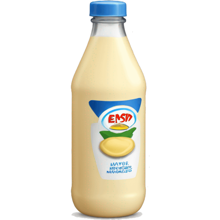 one bottle of Mayonnaise emoji