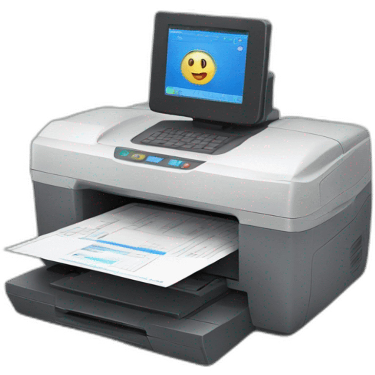 scanning with mobile emoji