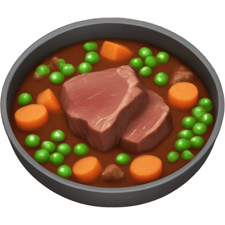 beef stew with peas emoji