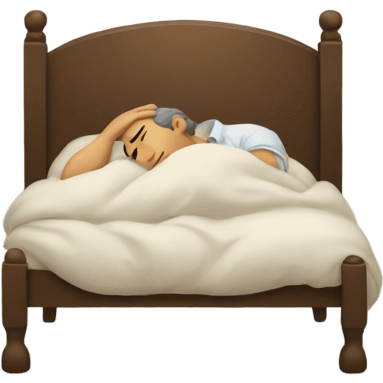 Sleeping man emoji