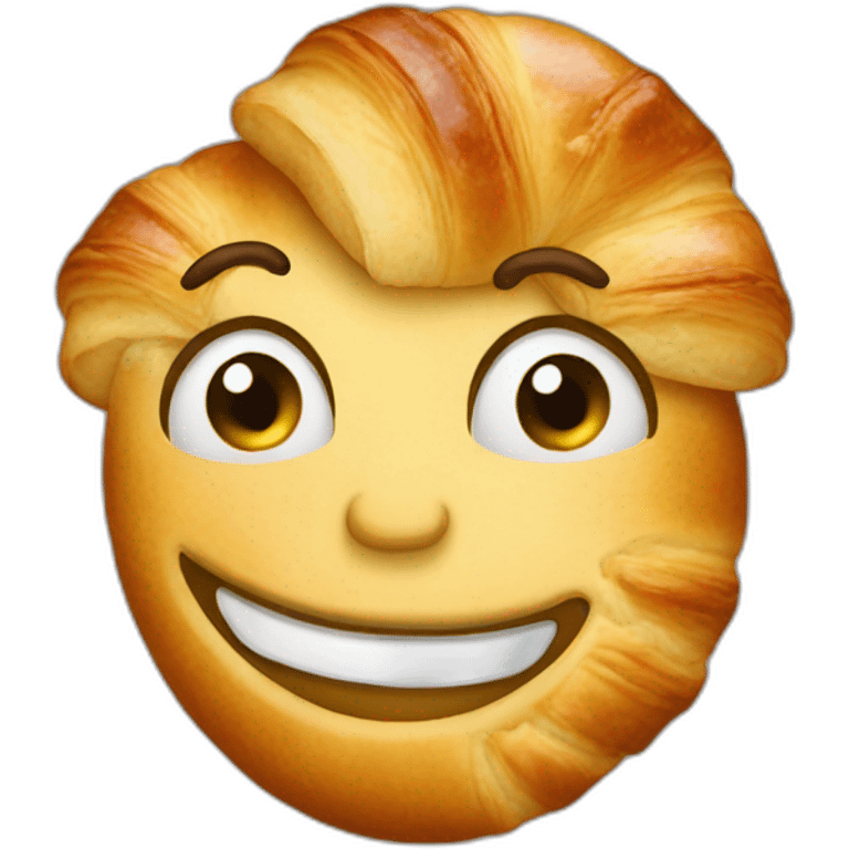 croissant—with—human—face emoji