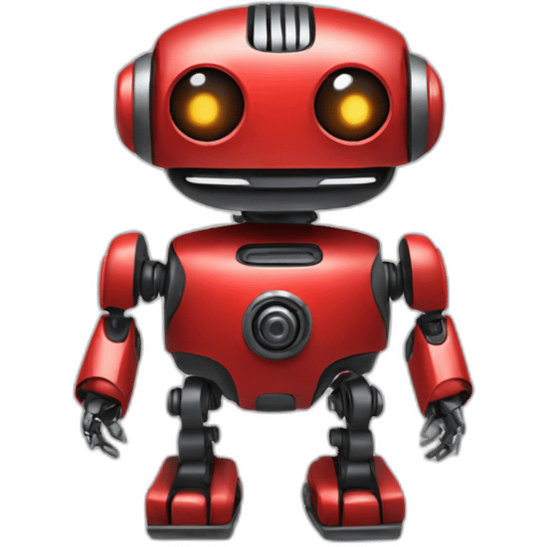 cute robot red emoji