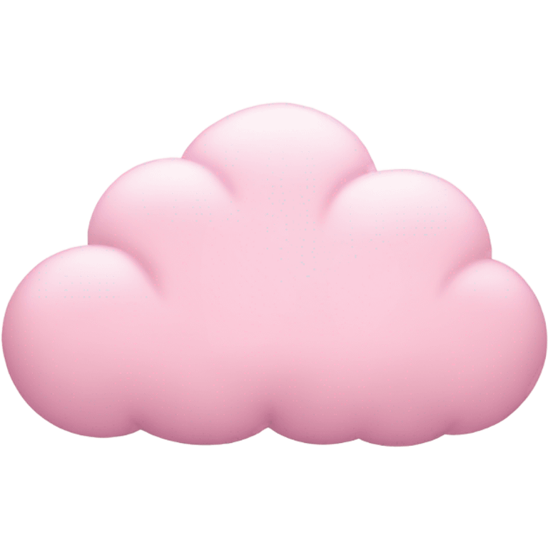 pastel pink cloud emoji