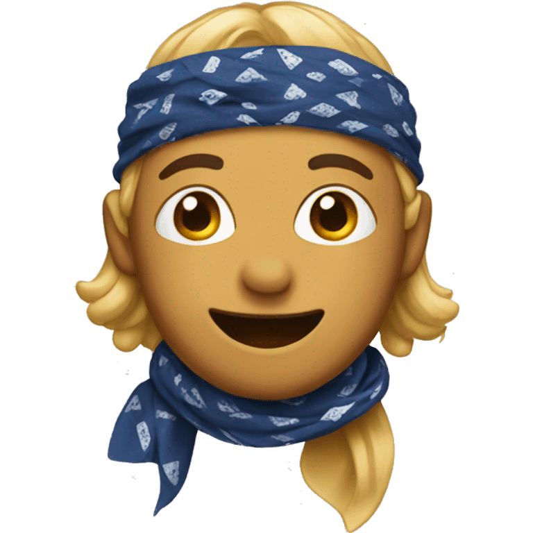 emoji with bandana emoji